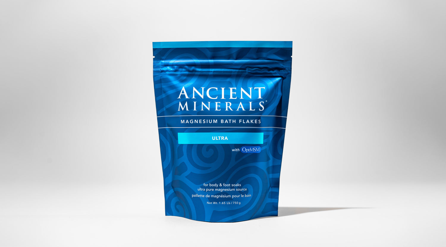 Ancient Minerals Magnesium Bath Flakes Ultra with OptiMSM
