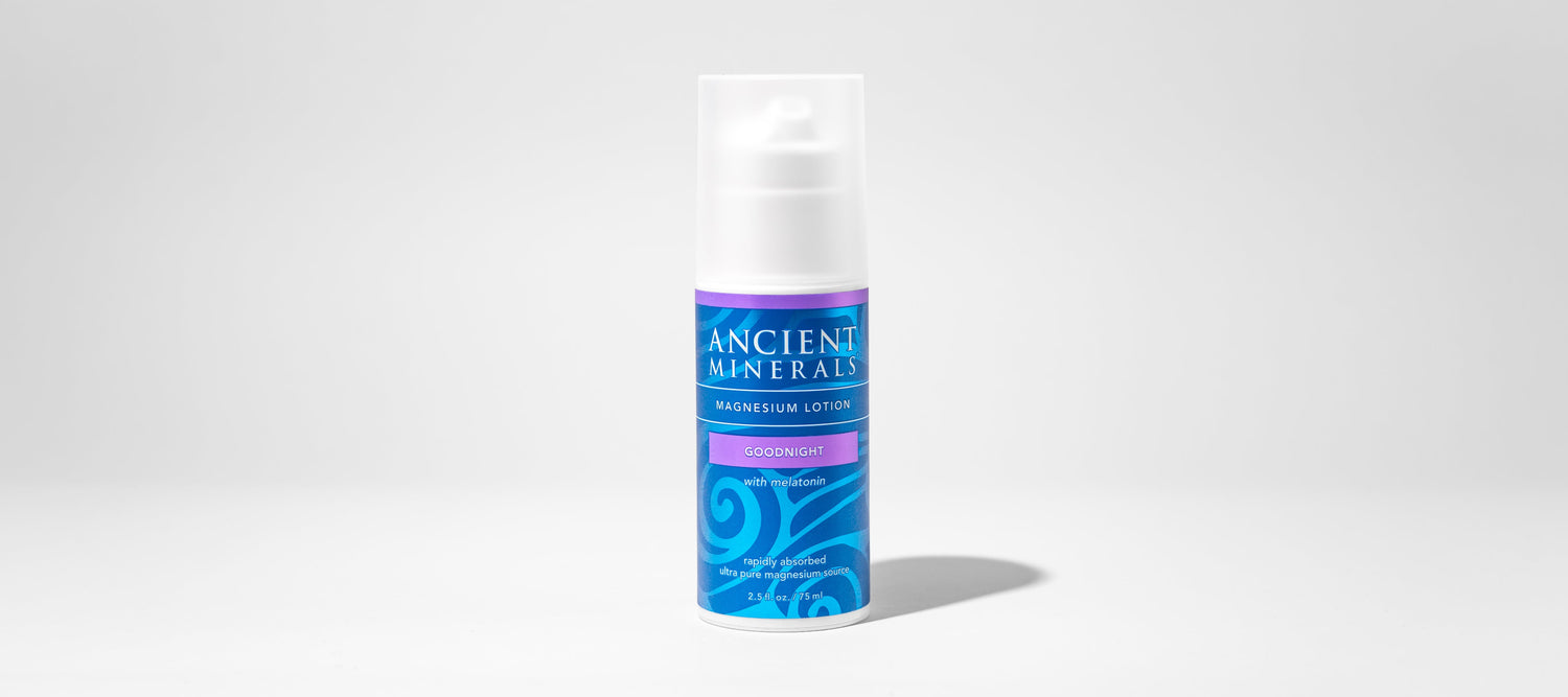 Ancient Minerals magnesium lotion goodnight with melatonin