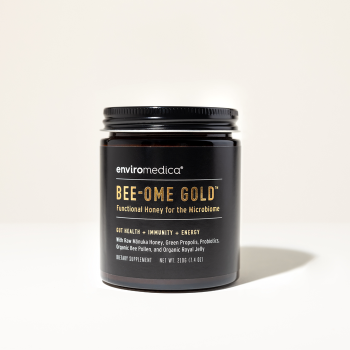 Bee-Ome Gold™ functional honey to rewild your gut with bee-derived probiotics