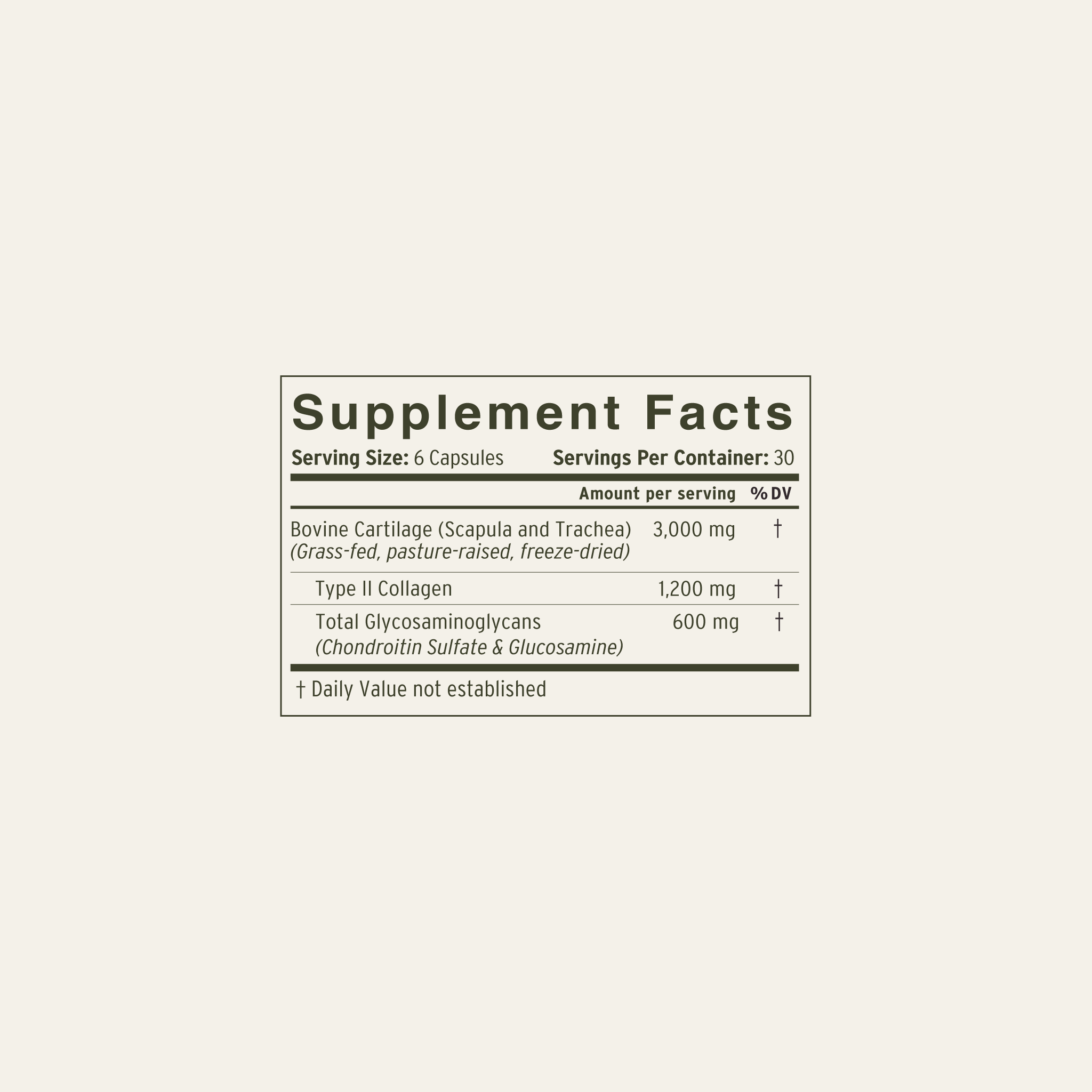 Pastured Cartilage Collagen